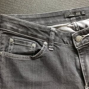 Prana Tall Inseam Grey jeans. Size 8, 34.5" inseam